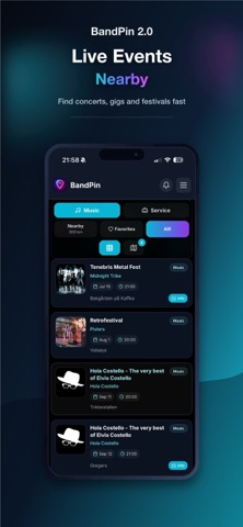 BandPin screenshot