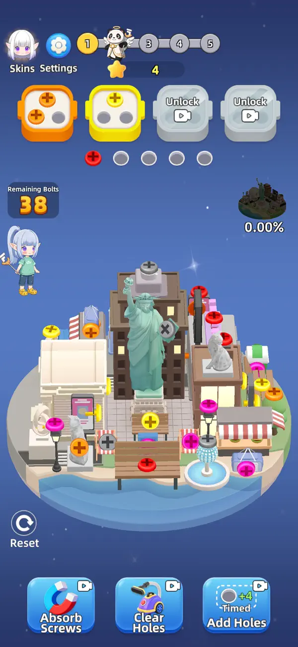 #1. Screw Crush (iOS) By: WindGames Limited