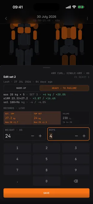 PL8 — Gym Tracker screenshot 1
