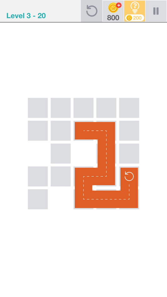 #4. Fill one-line puzzle game (iOS) Bởi: Gamincat, Inc.