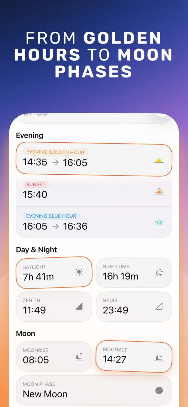 Helios - Sun & Moon Tracker Screenshot 6