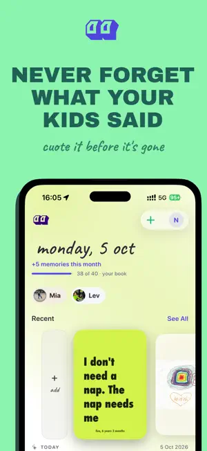Cuote: Baby Journal & Quotes screenshot 3