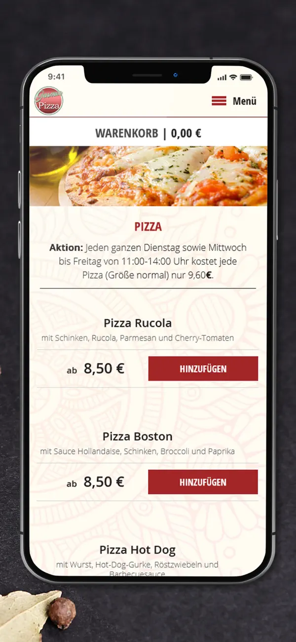 Screenshot #3 pour Jasmin Pizza Coswig