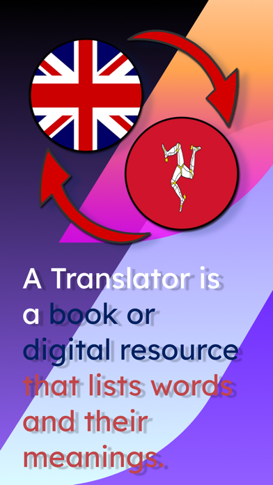 English Manx Translator Screenshot