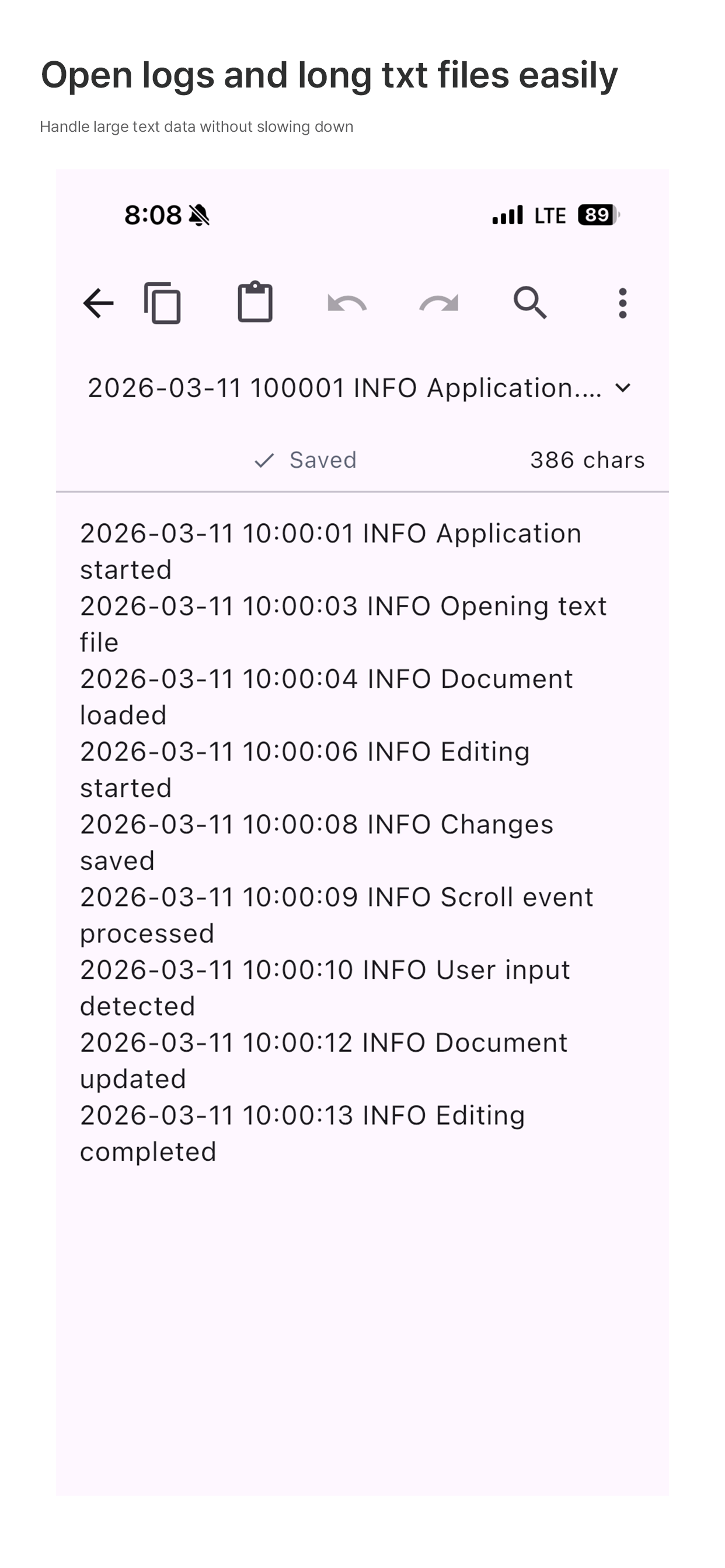 VaultXT - TXT Editor screenshot 3