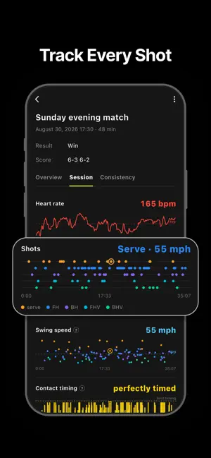 OverRally: Tennis Watch Stats screenshot 2