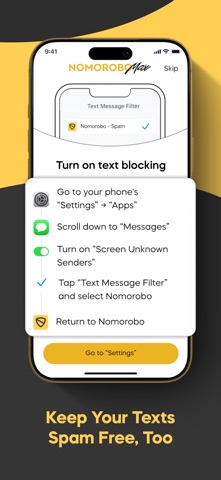 Nomorobo Max Spam Call Blocker iPhone screenshot