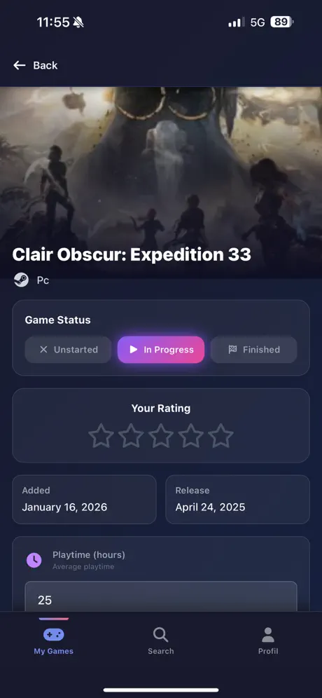OrGameizer screenshot 3