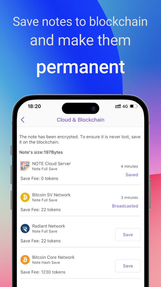 #4. NOTE.SV Super Notebook (iOS) 由: ChainBow.io
