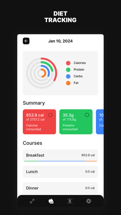 One Fitness App Screenshot
