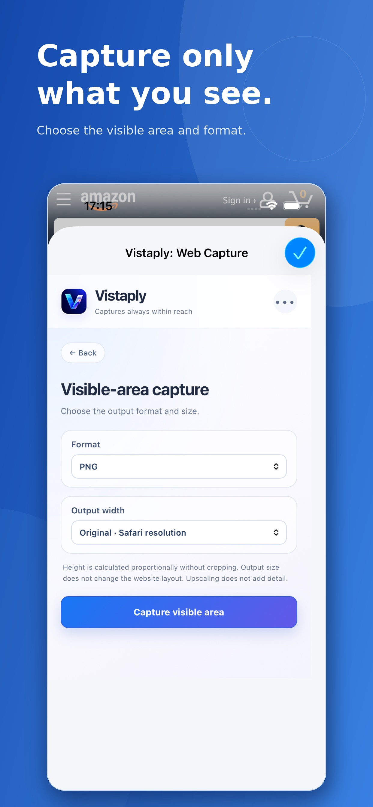 Screenshot 4 of Vistaply: Web Capture