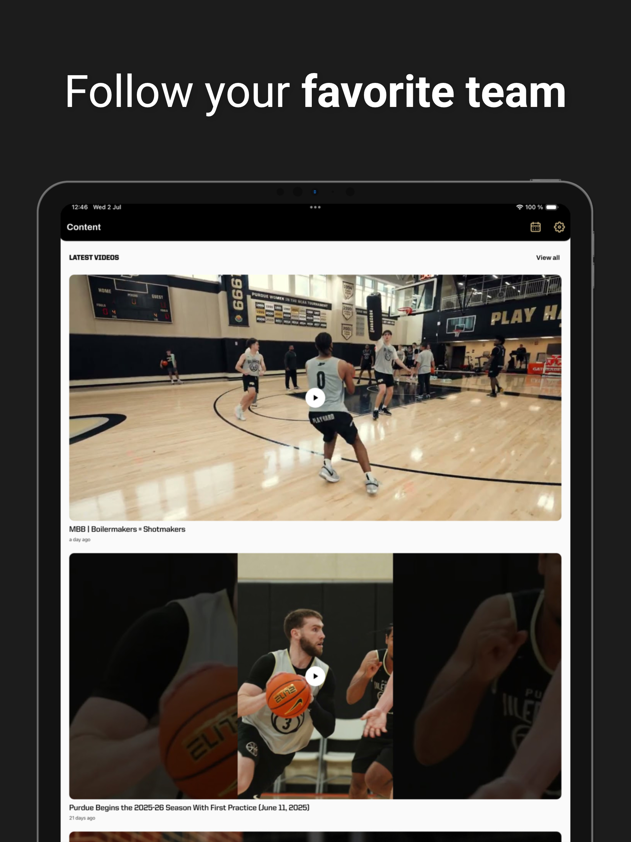 Purdue Athletics screenshot 7