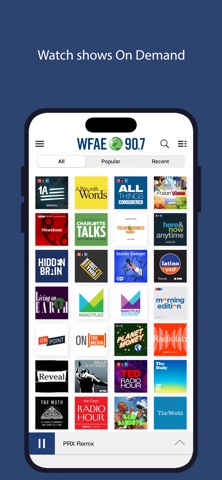 WFAE Public Radio App screenshot