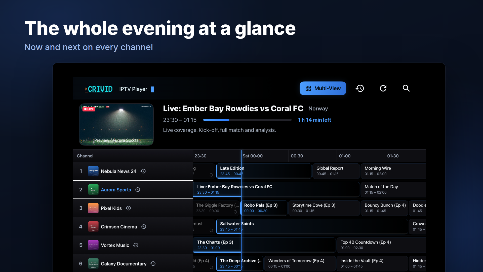 Crivid IPTV Player screenshot 22