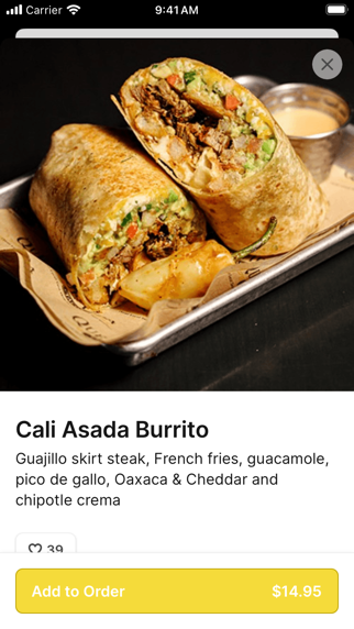 Que Vida Tacos iPhone screenshot 4 - Food & Drink app