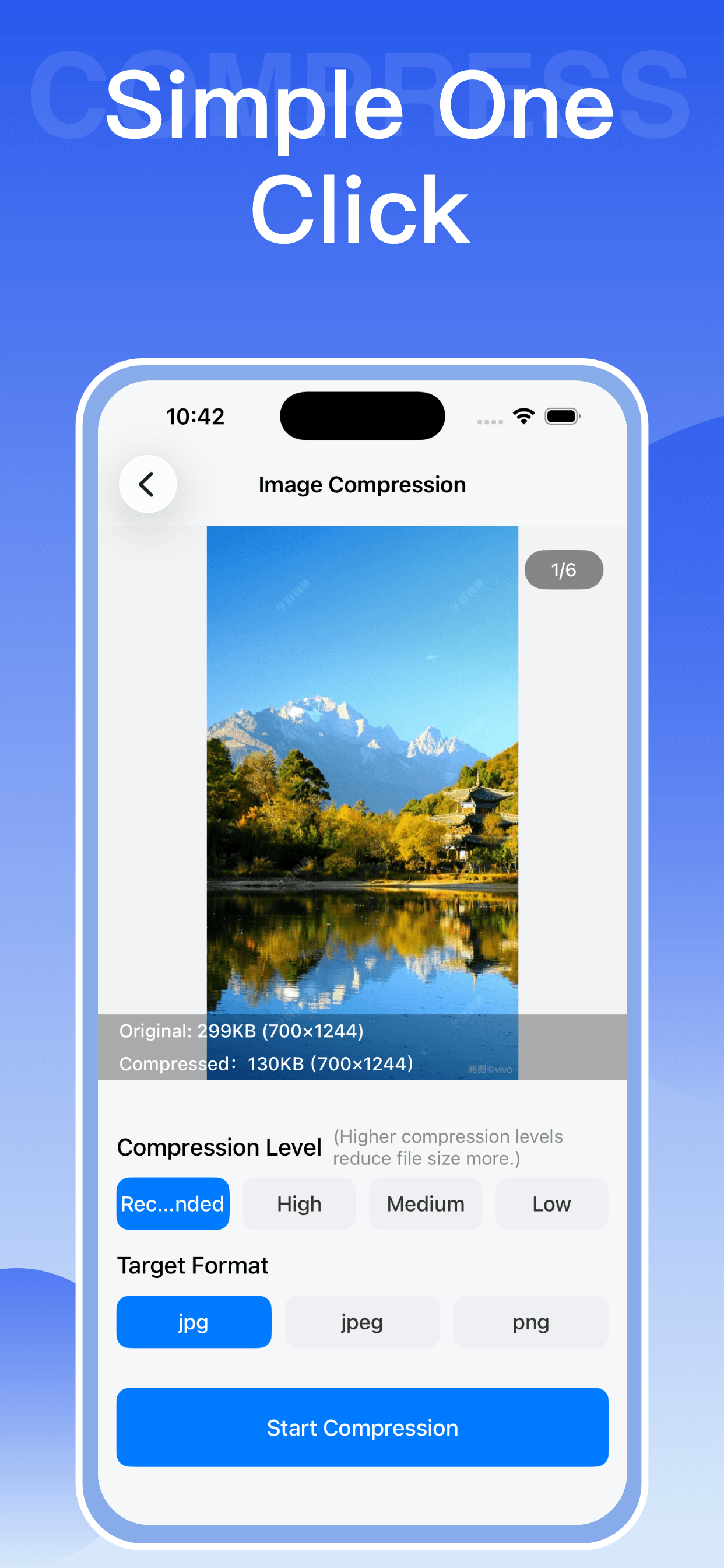 Photo compress - HD Lossless screenshot 4