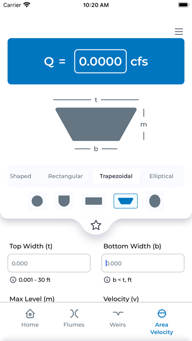 TELEDYNE ISCO FlowCalc Screenshot