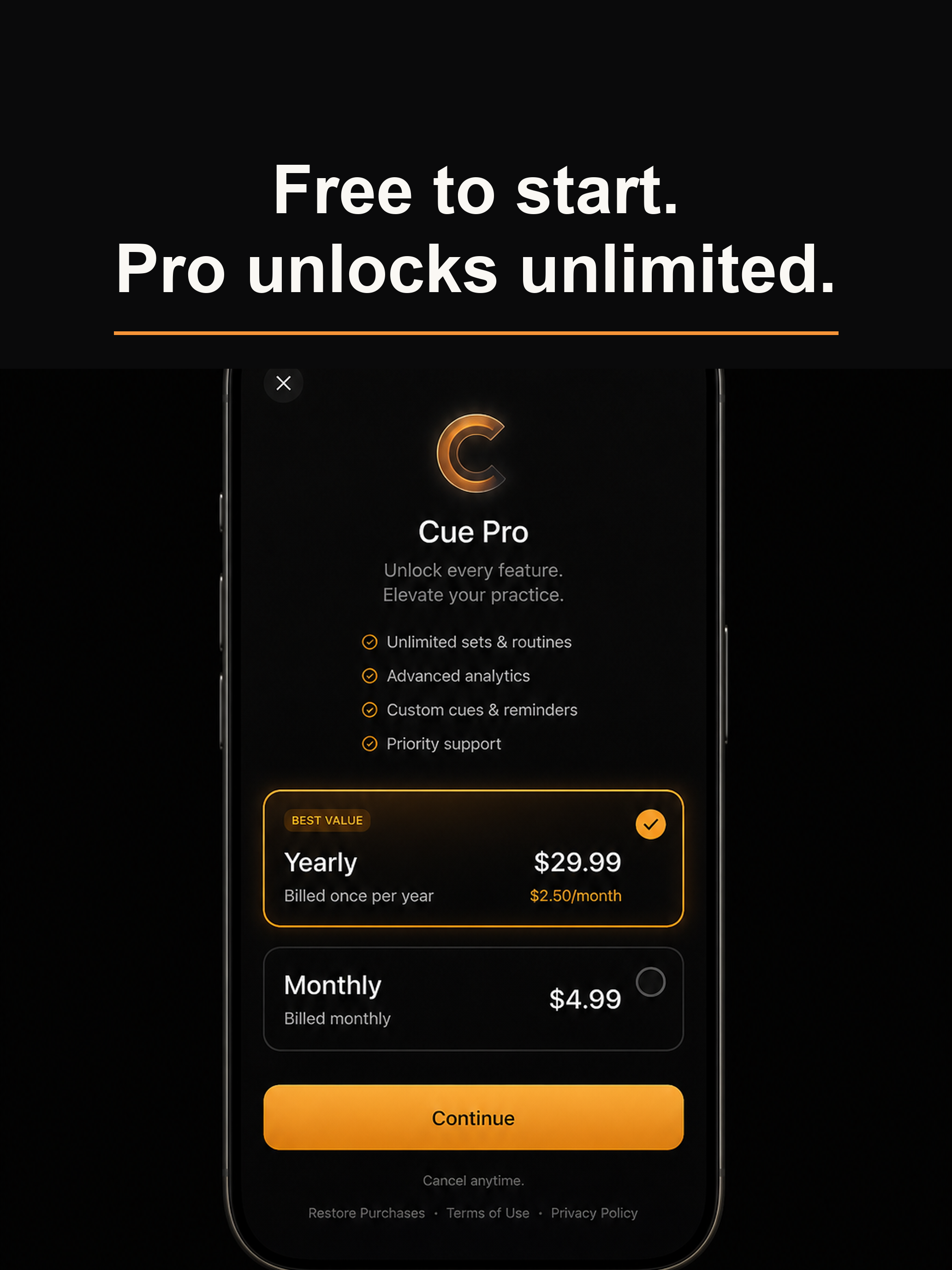 Cue: Teleprompter Script screenshot 13