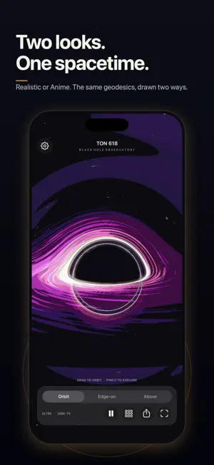 Black Hole Simulator: TON 618 screenshot 3