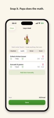 Calorie Papa screenshot 5