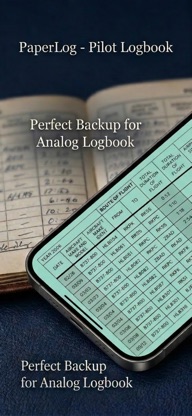 PaperLog - Pilot Logbook screenshot 1