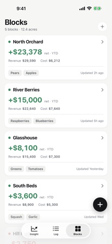 Furrowed: Farm Profit Tracker Screenshot 3 of 7