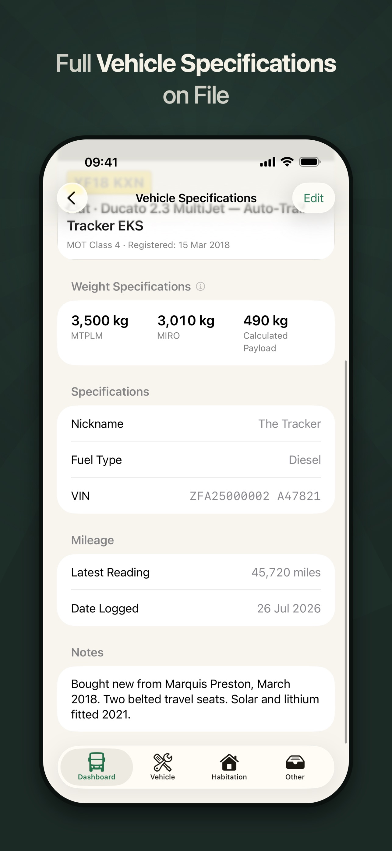Screenshot 10 of NomadStamp: Motorhome Logbook