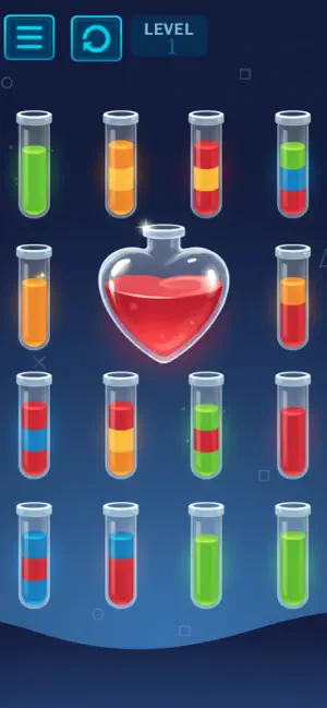 Gentle Water Match Sort Puzzle screenshot 1