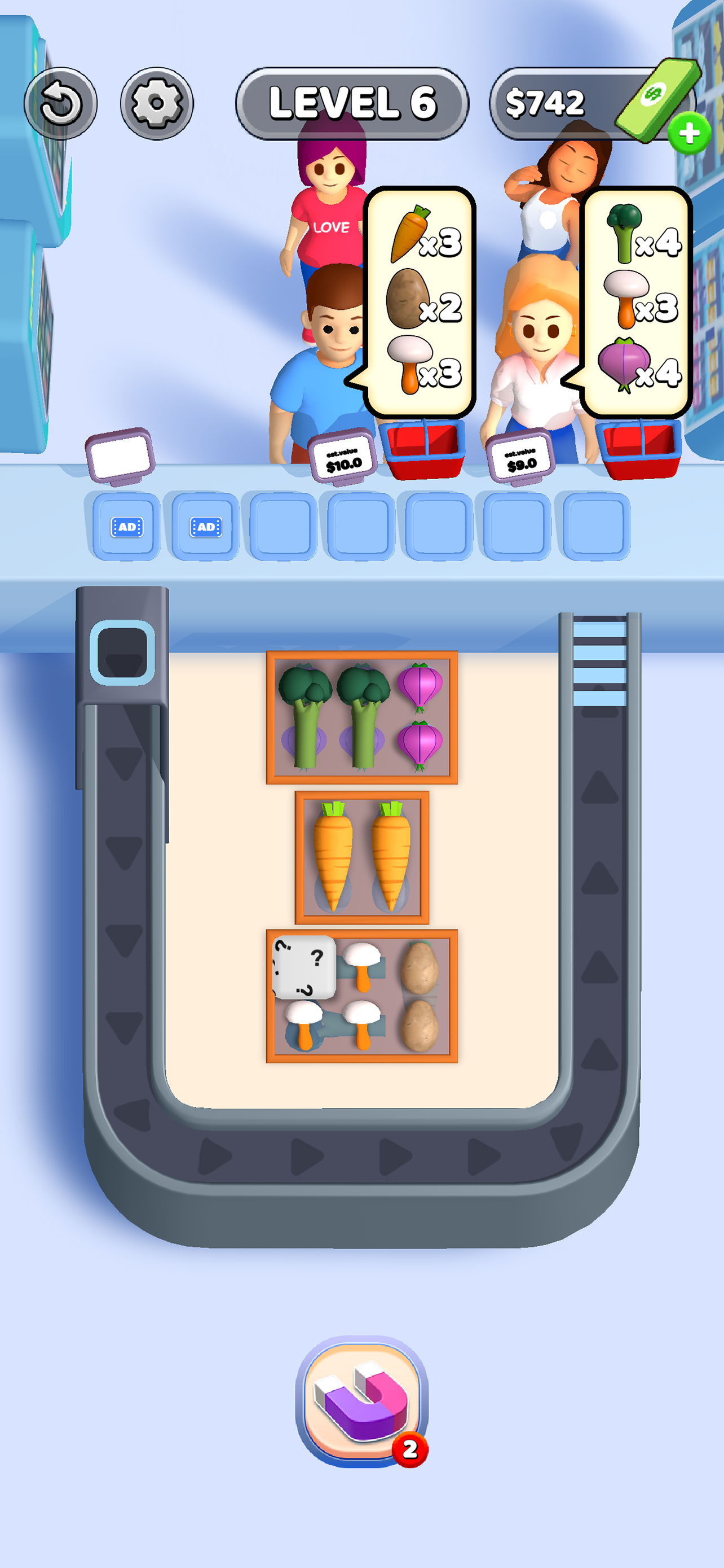 Supermarket Sort Factory!
