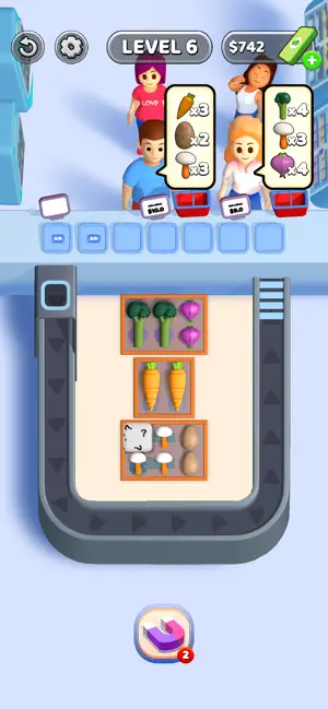 Supermarket Sort Factory! screenshot 4