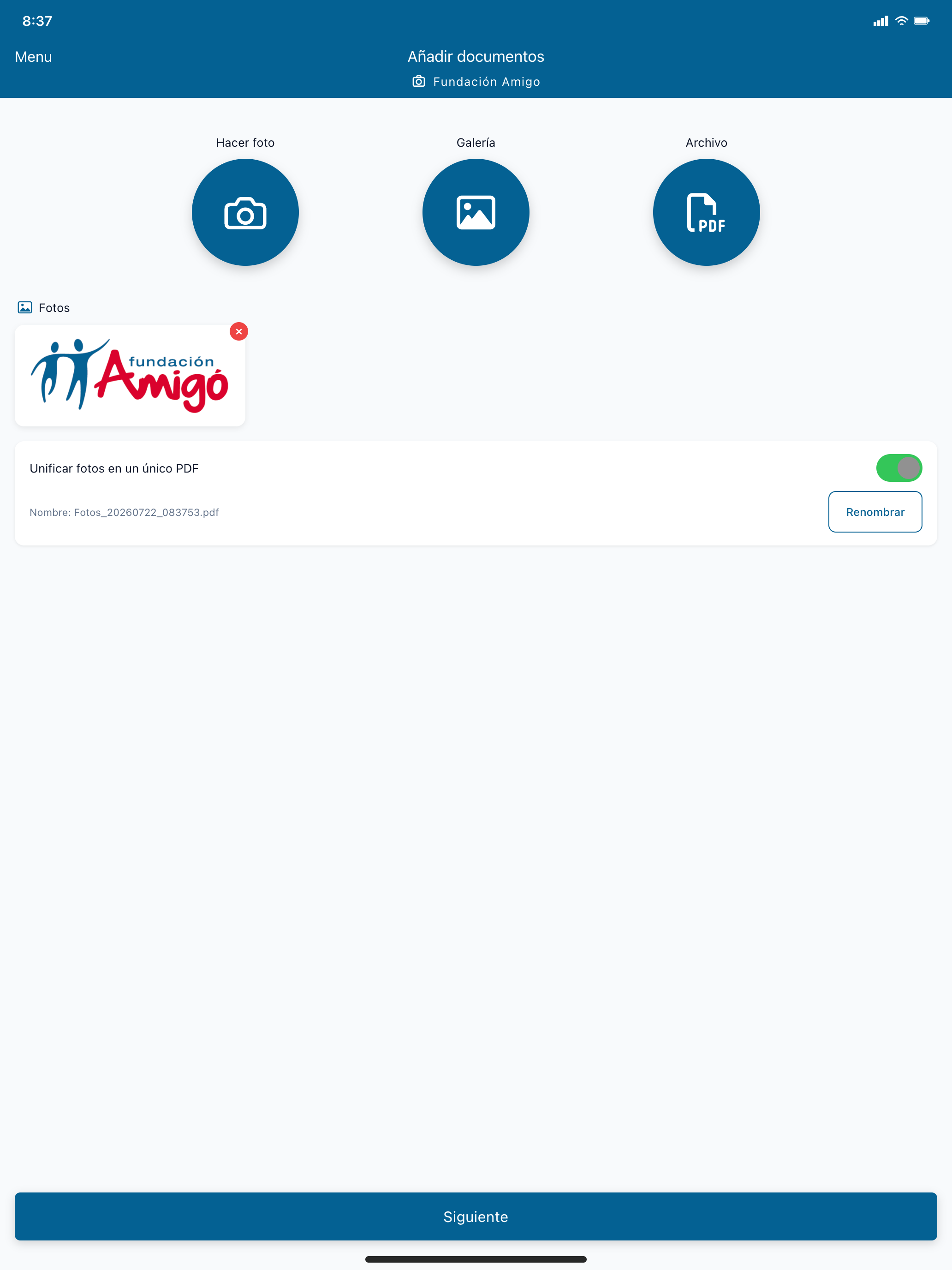 Fundación Amigo screenshot 9