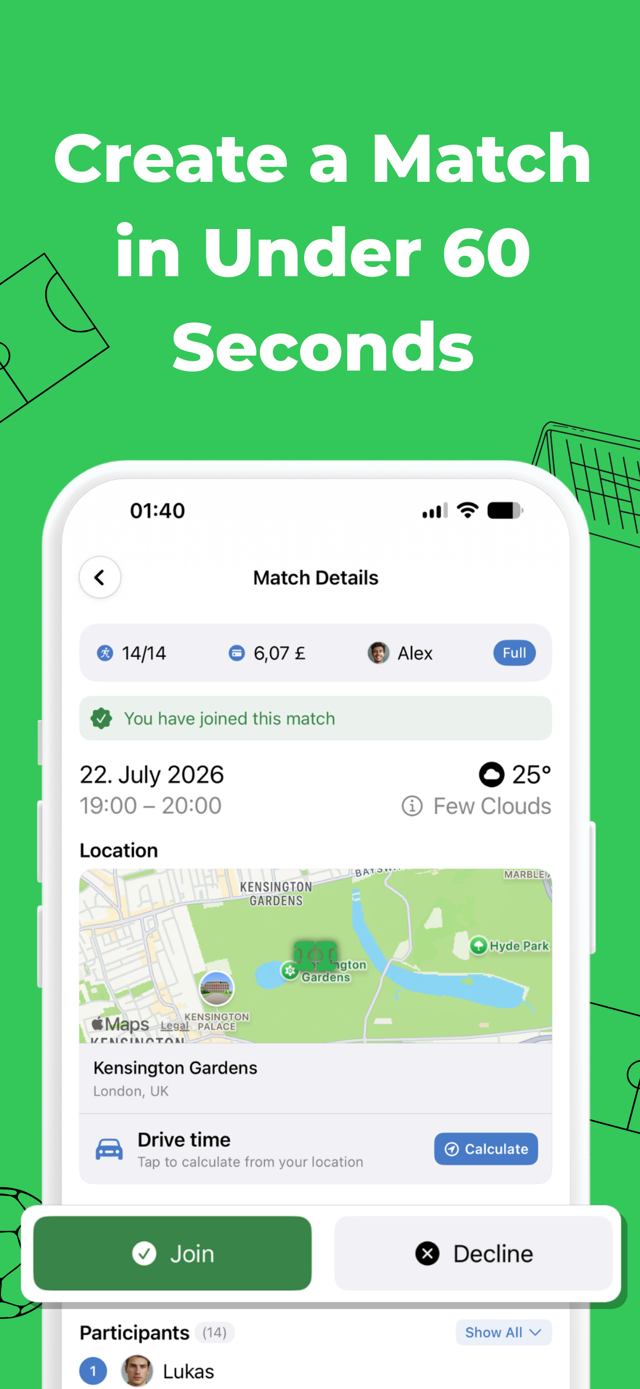 KickArrange screenshot 4