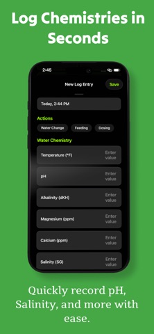 TankSync: Aquarium Log & Care iPhone screenshot