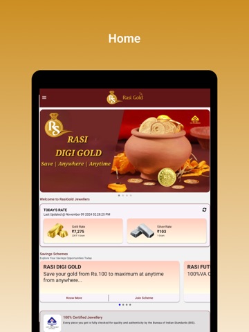 Rasi DigiGold iPad screenshot