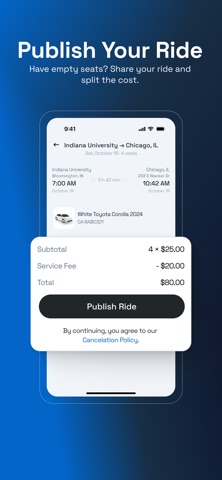 RIDEMATE Carpool screenshot