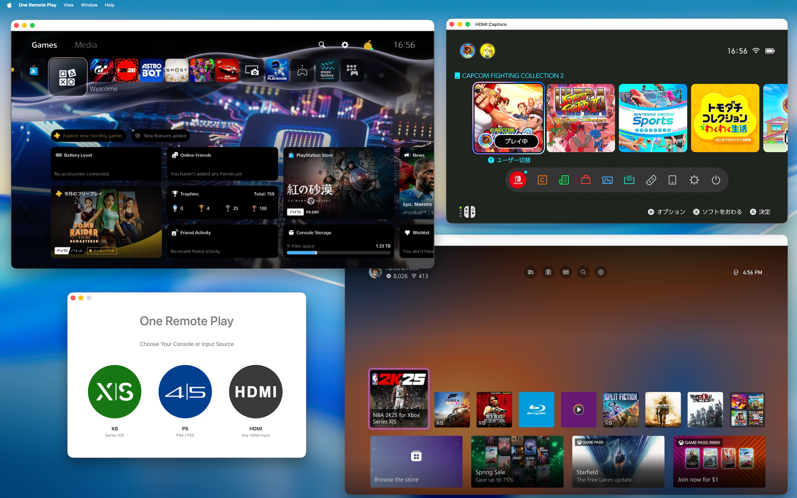 One Remote Play