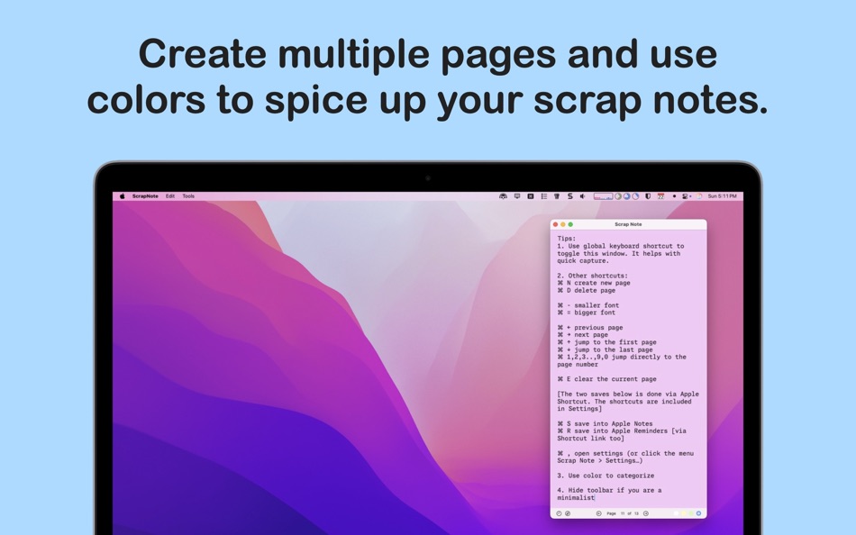 #3. Quick Scrap Note (macOS) 来自: Fong Yee Long