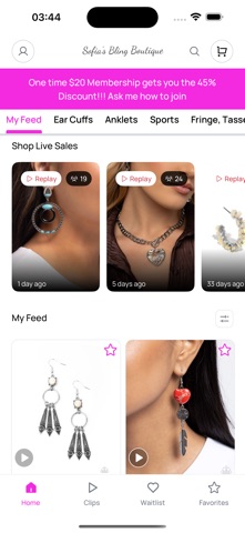 Sofia's Bling Boutique Screenshot 2 of 4