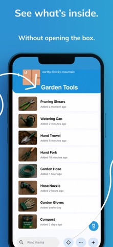 Locrate: QR Box Organiser iPhone screenshot