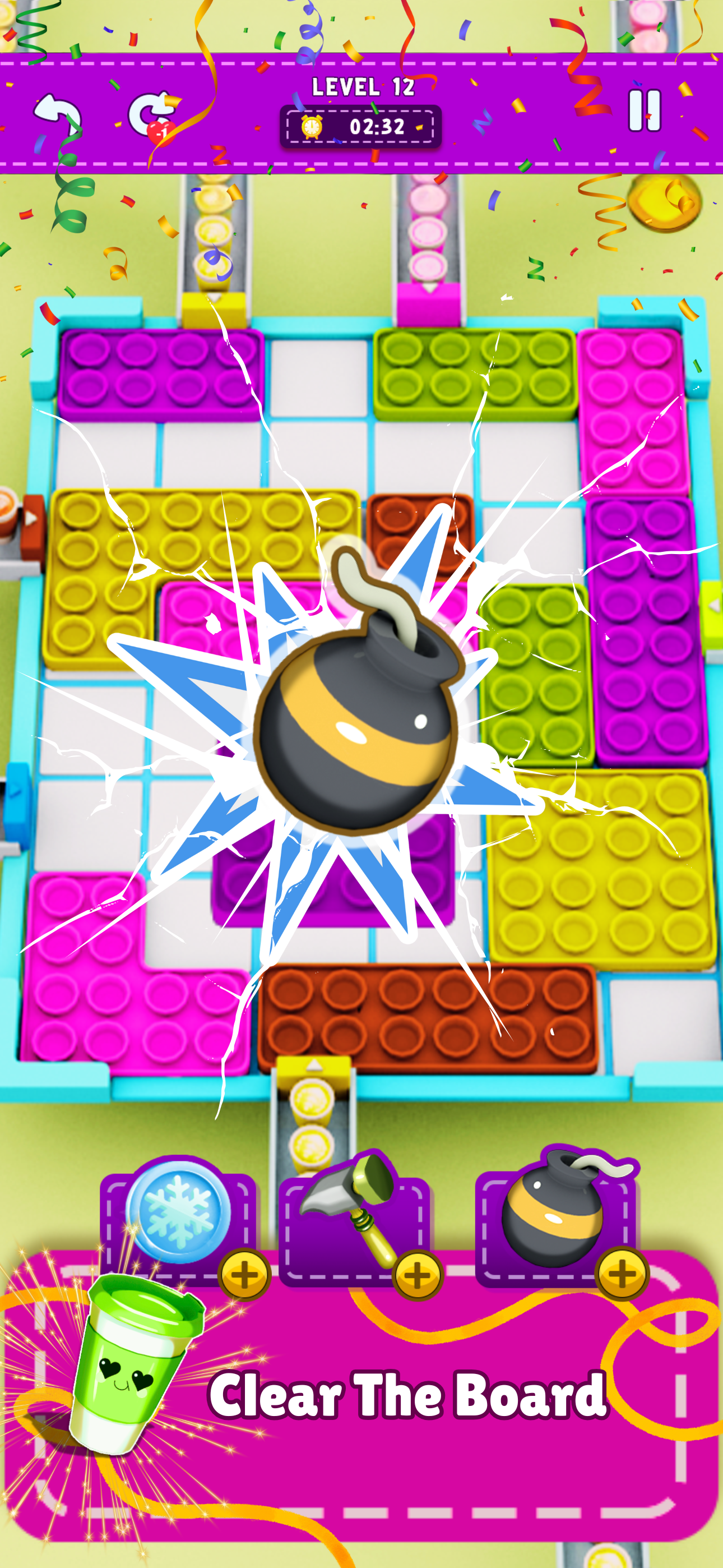 Coffee Mania- Block Jam Puzzle