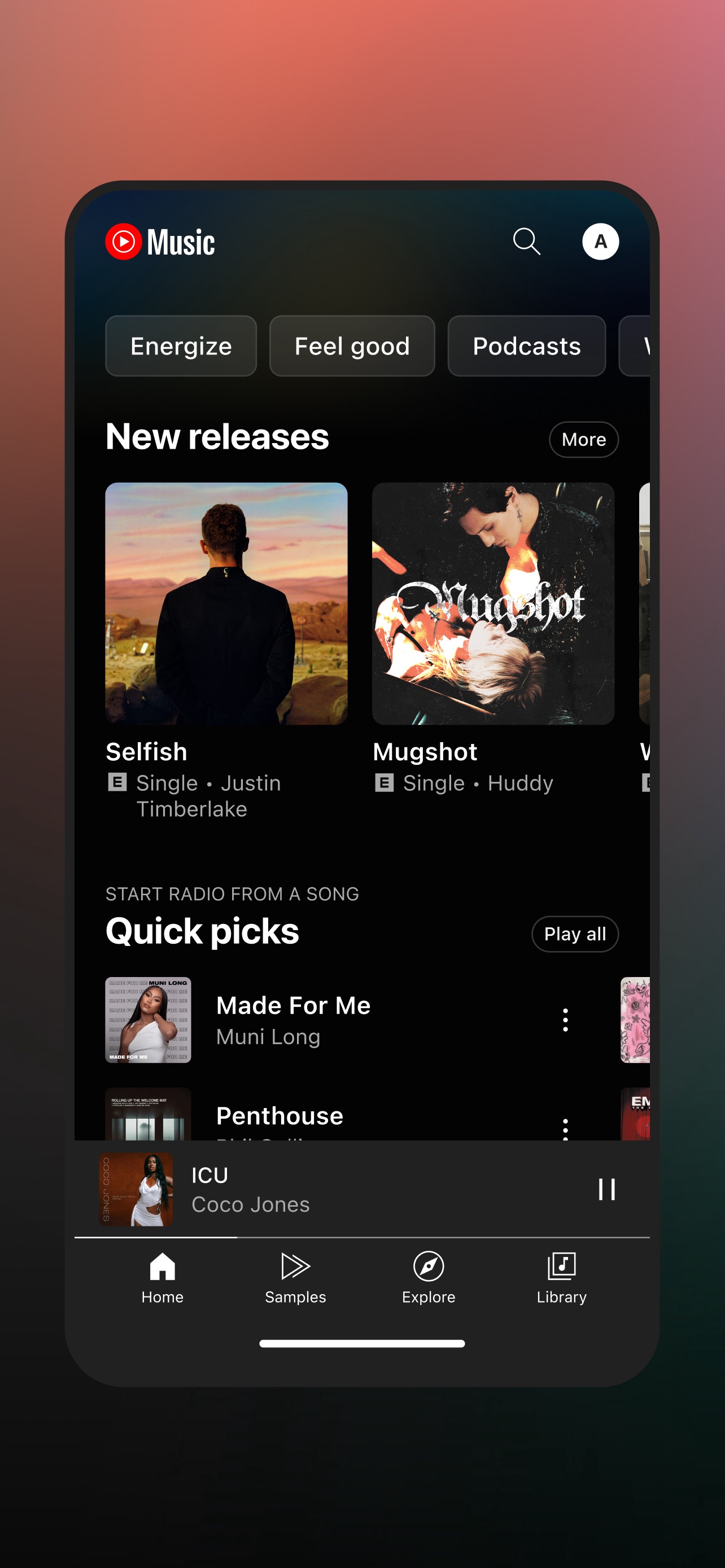 YouTube Music 스크린샷 4