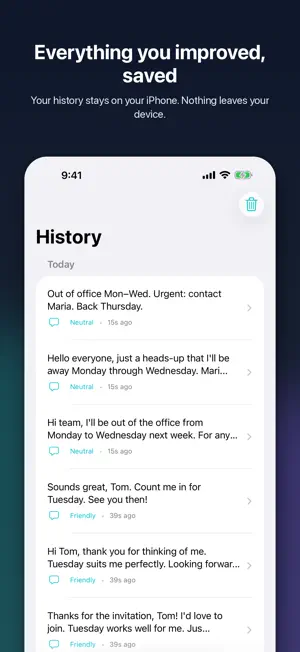 AI Rewrite: Private Paraphrase screenshot 4