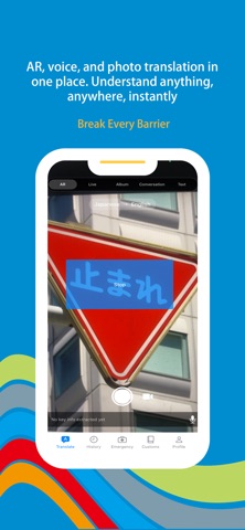 Wonder Lingo - Travel Lens iPhone screenshot