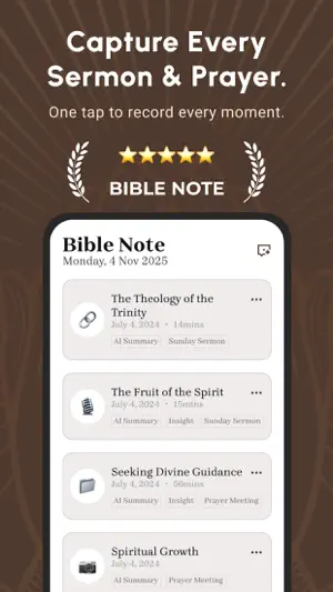Bible Note: Sermon Notes screenshot 1