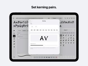 Doodle Fonts iPad screenshot