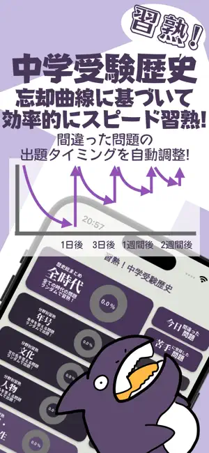 習熟！中学受験歴史 screenshot 1