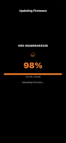 KRS Firmware Update Screenshot 5 of 6