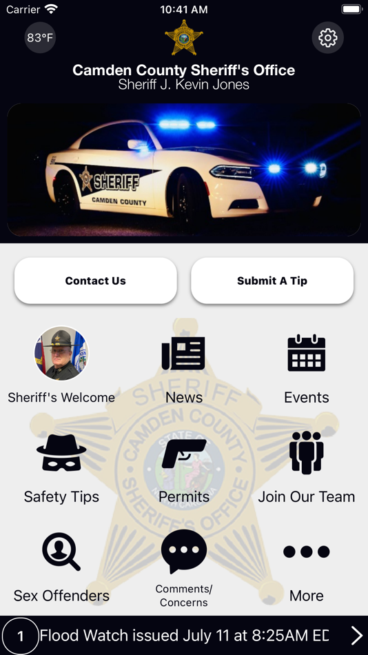 #1. Camden County Sheriff's Office (iOS) Podle: County of Camden (Sheriff's Office)