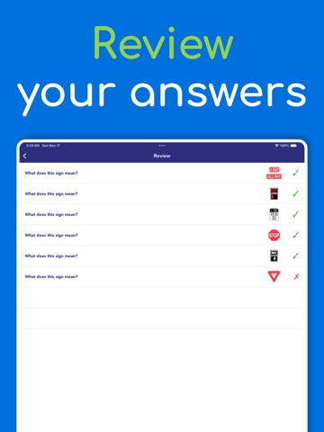 Minnesota DMV Permit Test 2025 iPad screenshot
