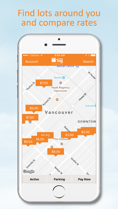 hangTag Canada: Park & Go Screenshot